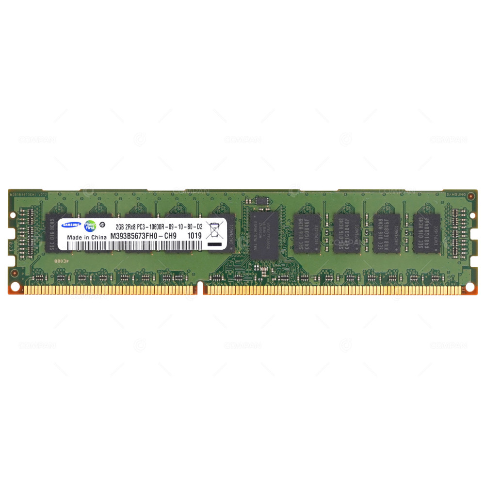 M393B5673FH0-CH9  SAMSUNG DDR3 SDRAM 2GB 2RX8 PC3-10600 1333MHZ RDIMM CL9